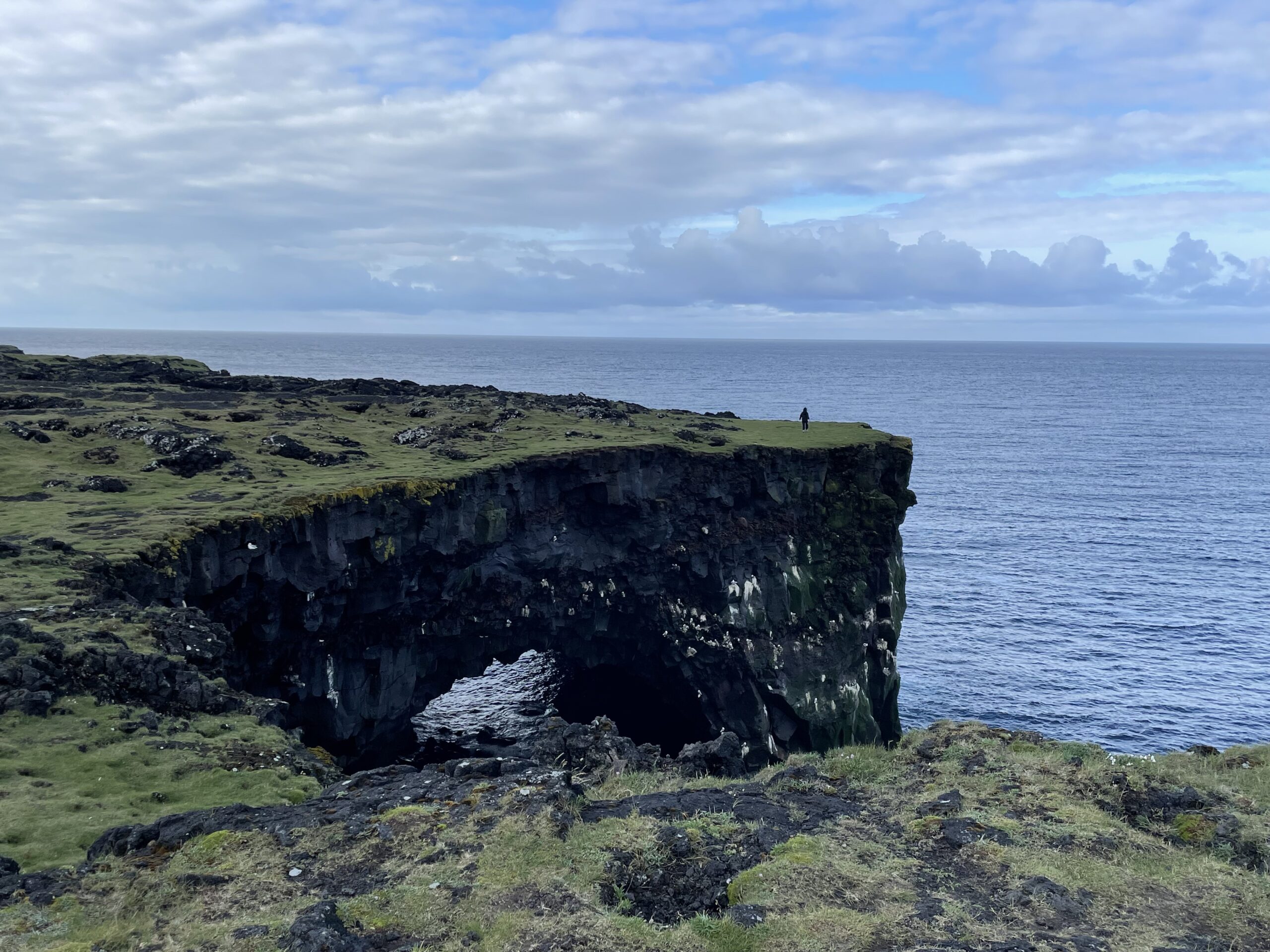 冰島西奈山半島,最西邊燈塔、懸崖Svörtuloft Lighthouse