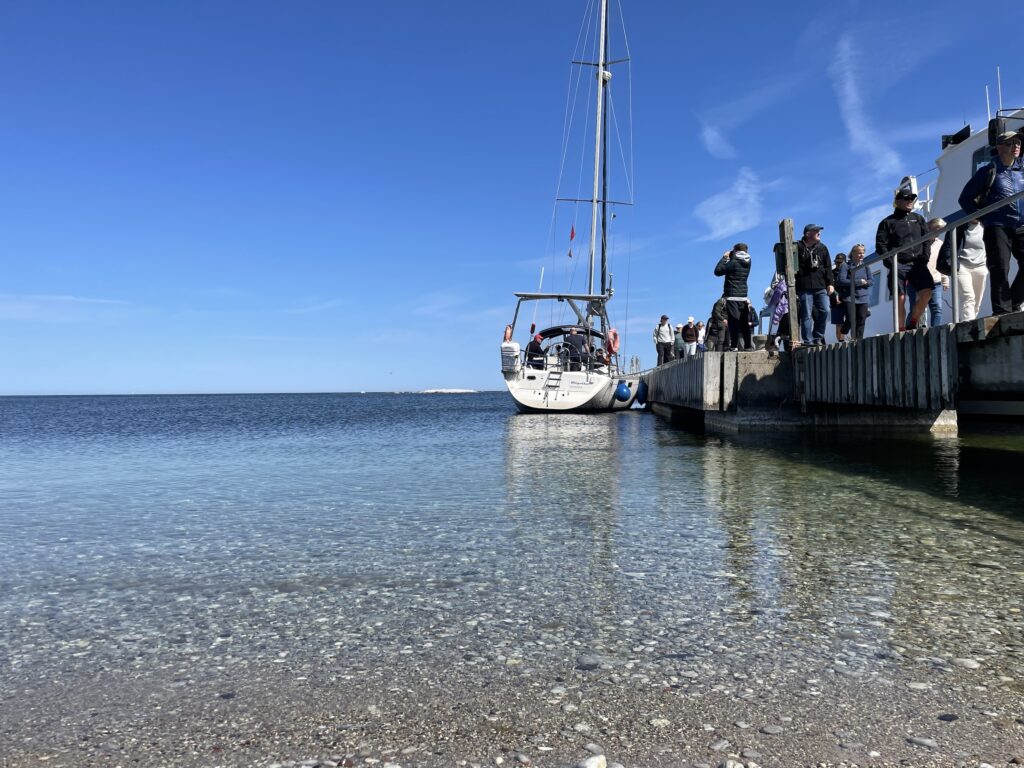 Sweden Gotland Stora Karlsö boat