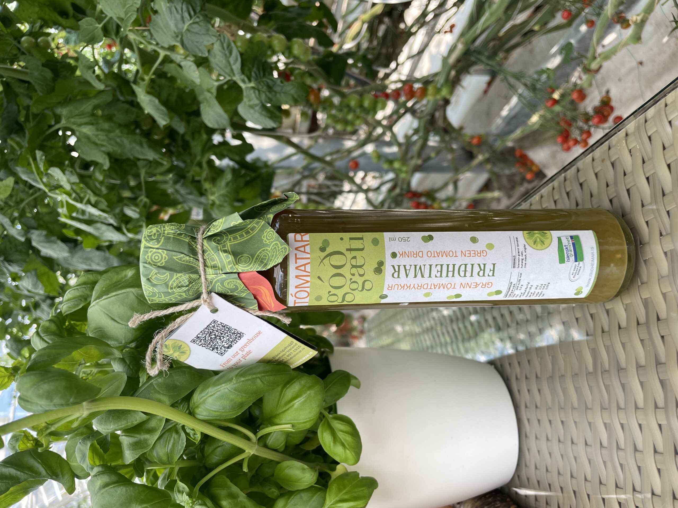 冰島專門番茄餐廳的好喝的綠蕃茄汁